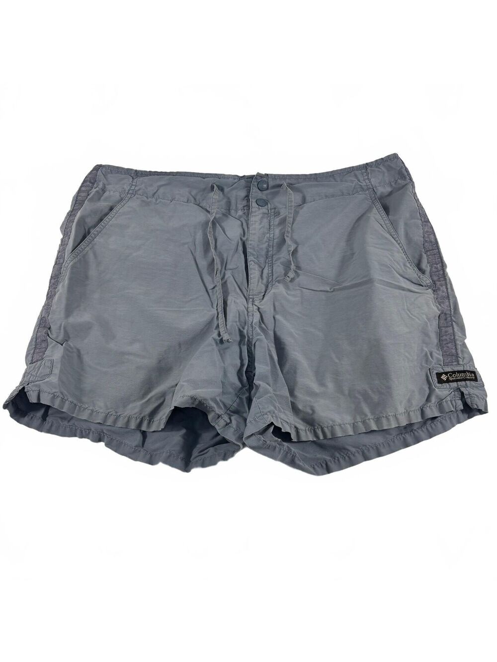 Columbia Women's Blue Gray Hiking Cargo Shorts 31W x 4L